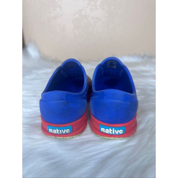 Natives Shoes Kids Robbie Sugarlite Print Chartreuse flame Size C11 - Picture 4 of 11